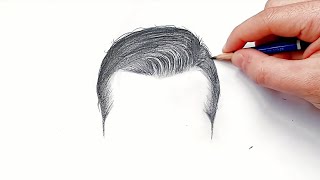 Comment dessiner des cheveux facilement [upl. by Einot]