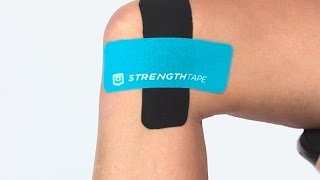 STRENGTHTAPE®  Kinesiology Tape  Inner Knee [upl. by Shanney]