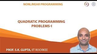 Quadratic Programming ProblemsI [upl. by Vacuva]