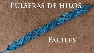 Como hacer pulseras de hilo faciles [upl. by Serafina]