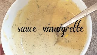 SAUCE VINAIGRETTE FAIT MAISON [upl. by Lynette328]