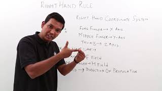 Electro Magnetics Theory  Right Hand Rule [upl. by Nitsed152]