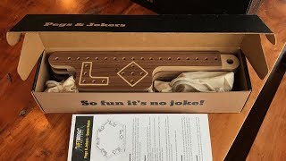 How to play Pegs and Jokers hand crafted board game [upl. by Ardnak]