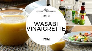 1Minute Video WASABI VINAIGRETTE  Easy Tasty [upl. by Carolan]