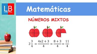 NÚMEROS MIXTOS para niños ✔👩‍🏫PRIMARIA [upl. by Gothard]