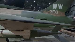 Views of the Republic F105G Thunderchief and the SA2 SurfacetoAir Missile [upl. by Halilahk]