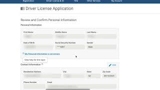 Driver License Application [upl. by Eriuqs]