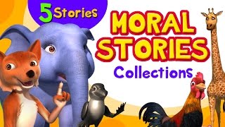 5 Short Stories for Kids with moral  Infobells [upl. by Acimaj107]