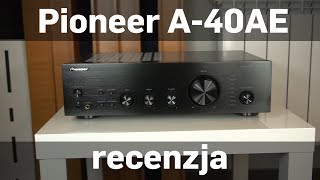 Pioneer A40AE Wzmacniacz zintegrowany z nagrodą EISA Recenzjareview sklepRMSpl KOD RABATOWY [upl. by Amarillis]