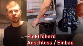 Herd anschließen und einbauen ElektroM [upl. by Ahsaret264]