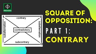 Square of Opposition Part 1 Contrary [upl. by Wolk]