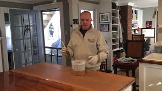 HOW TO APPLY POLYURETHANE TO WOOD [upl. by Aroled829]