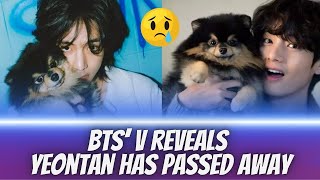 BTS Vs Beloved Dog Yeontan Passes Away [upl. by Oirifrop]