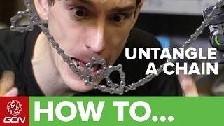 How To Untangle A Bike Chain [upl. by Pelagia]