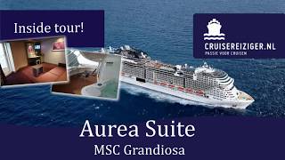 MSC Grandiosa  Aurea Suite [upl. by Yoreel]