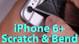 iPhone 6 Plus Scratch test burn test BEND TEST [upl. by Neroc]