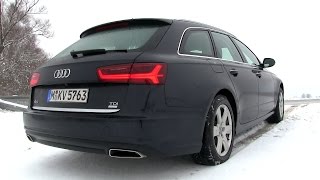 2015 Audi A6 Avant 20 TDI Ultra 190 HP Test Drive [upl. by Toft]