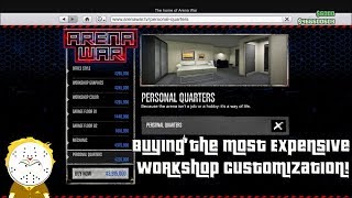 GTA Online Arena War DLC Buying The Most Expensive Workshop Customization And First Event [upl. by Fleisig]