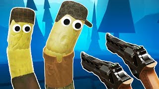 ZOMBIE HOT DOGS in VR  Hot Dogs Horseshoes and Hand Grenades Gameplay  HTC Vive VR [upl. by Nasaj]