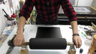 lithograph print process [upl. by Macnamara]