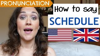 How to Pronounce SCHEDULE US UK amp Australian pronunciation [upl. by Gilburt]