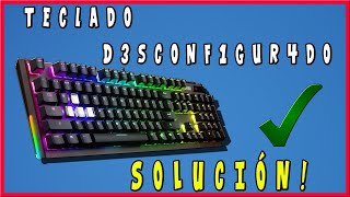 Como Solucionar Teclado Desconfigurado en Windows 1087 [upl. by Kire]