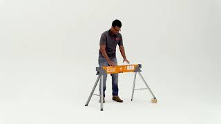 BORA Tool PM4520 AllTerrain Sawhorse [upl. by Oatis]