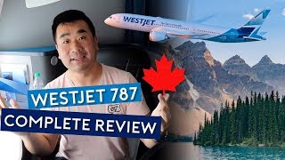 The Complete WestJet 787 Dreamliner Review [upl. by Eisdnil]