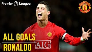 Cristiano Ronaldo  All Premier League Goals  WINNER Best Manchester United Player  1000 PL [upl. by Llennoc]