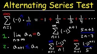 Alternating Series Test [upl. by Nottirb]