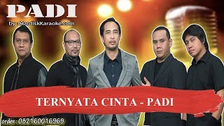 TERNYATA CINTA PADI Karaoke [upl. by Alokin]