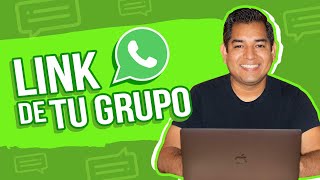 Cómo crear tu link de grupo de WhatsApp [upl. by Hanyaz]