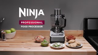 Food processor  Ninja® Professional Food Processor [upl. by Ahsitruc]