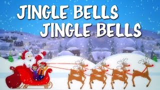 Jingle Bells Jingle Bells  Popular Christmas Carols With Lyrics  Songs For Kids [upl. by Athiste89]