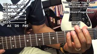 ADDICTED TO LOVE Robert Palmer Electric Guitar Lesson EricBlackmonGuitar [upl. by Maren430]