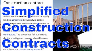 Construction contracts explained [upl. by Celik113]