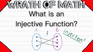 Injective Functions and a Proof  Injections One to One Functions Injective Proofs [upl. by Eniagrom]