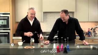 How to make a frappé coffee using an aerolatte milk frother [upl. by Adnorrahs]