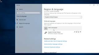 How To Change Keyboard Language In Windows 10 [upl. by Jennette]