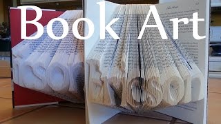 Folded Book Art  Detail [upl. by Hewet]