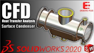 CFD Surface Condenser  Surface Condenser Analysis and Optimization  SolidWorks 2022 [upl. by Kosak]