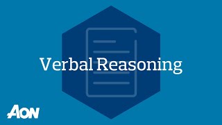 Verbal Reasoning Test Demo  Aon Assessment [upl. by Nuawd]