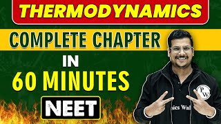 THERMODYNAMICS in 60 minutes  Complete Chapter for NEET [upl. by Johnath]