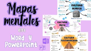 Mapas mentales en Word y Powerpoint Mireya GH [upl. by Cyrilla]