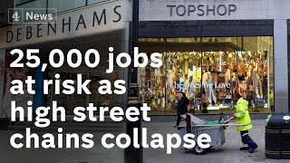 Debenhams set to close  12000 jobs at risk across UK [upl. by Akienom]