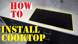 HOW TO INSTALL ELECTRIC AND INDUCTION COOKTOP [upl. by Ozkum]