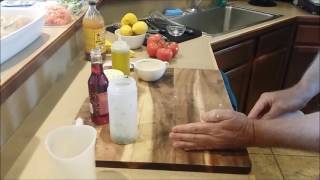 The Best Garlic Red Wine Vinaigrette Salad Dressing Recipe [upl. by Lalib692]