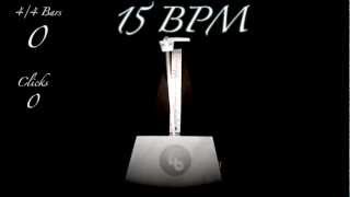 15 BPM Metronome [upl. by Yehtomit]