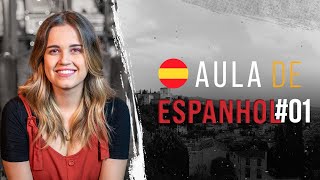 Aula de espanhol 01 Cumprimentos e apresentações [upl. by Novonod]