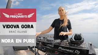 Nora En Pure DJ set LIVE from Brac Island Croatia Freqways Set [upl. by Ho]